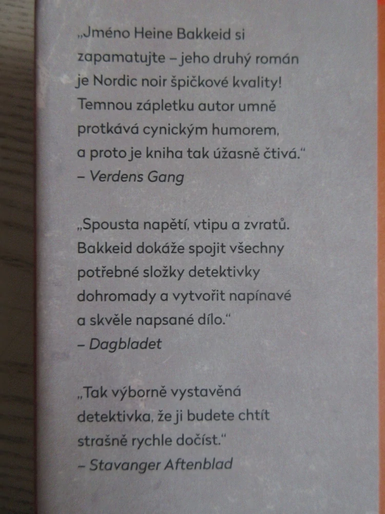 SETKÁME SE V RÁJI, HEINE BAKKEID, **an