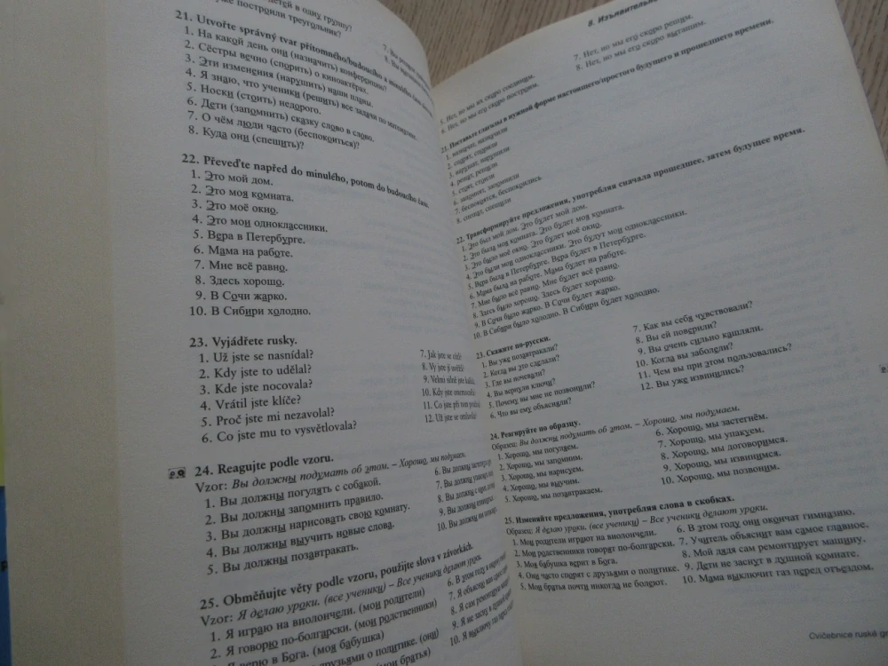 CVIČEBNICE RUSKÉ GRAMATIKY, VERONIKA MISTROVÁ, DANUŠE OGANESJANOVÁ, JELENA TREGUBOVÁ, **an