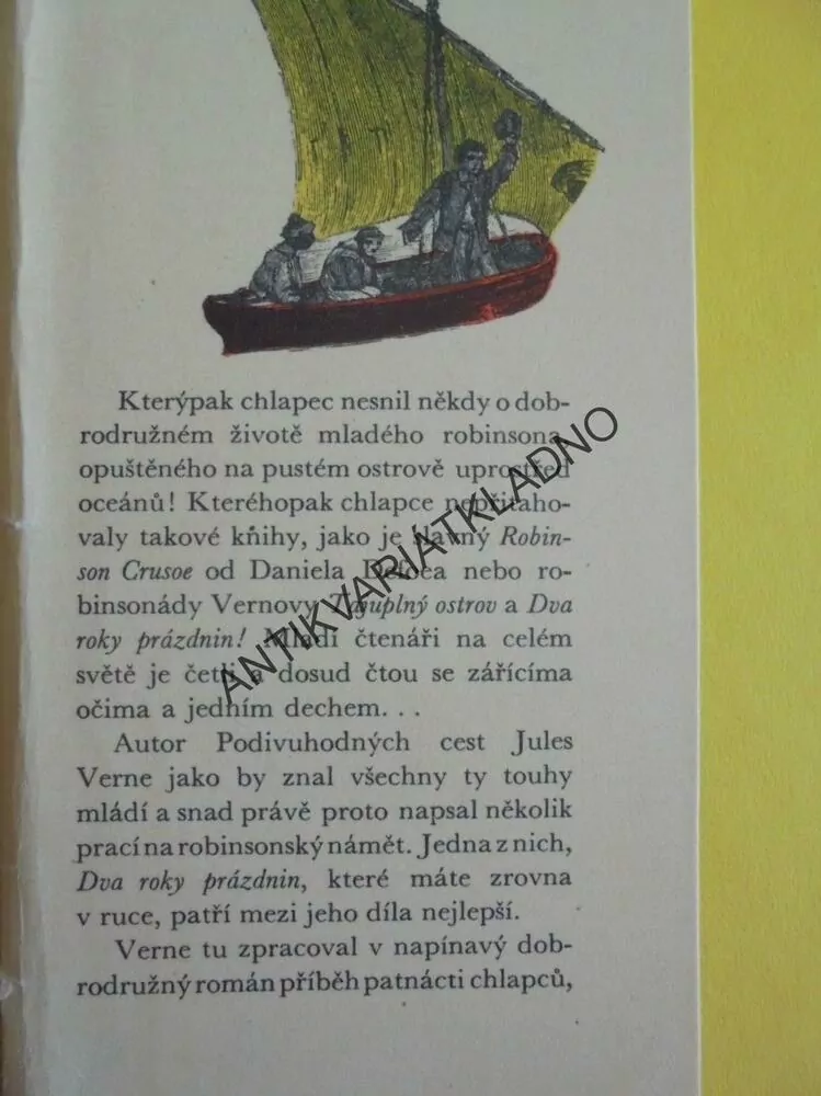 DVA ROKY PRÁZDNIN, JULES VERNE,
