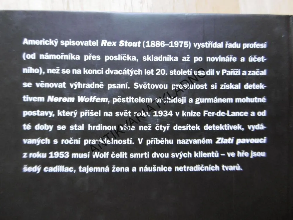 ZLATÍ PAVOUCI, REX STOUT, **an