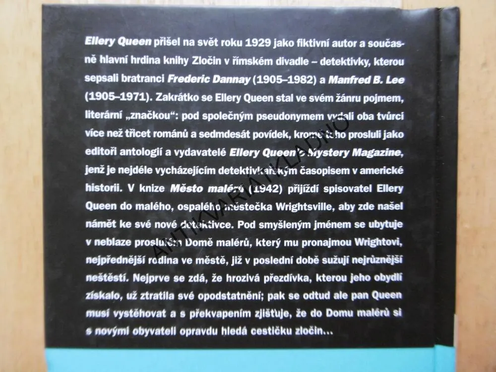 MĚSTO MALÉRŮ, ELLERY QUEEN, **an