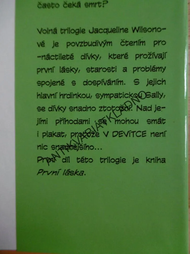 PRVNÍ STAROSTI, JACQUELINE WILSONOVÁ