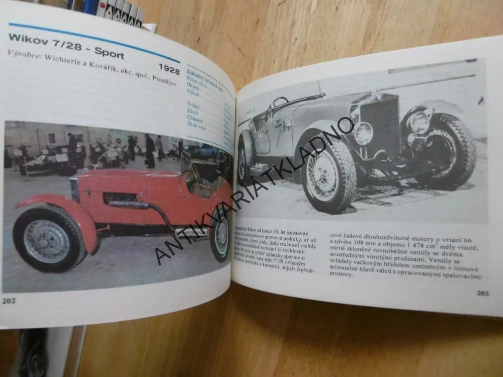 ATLAS NAŠICH AUTOMOBILŮ 2., ADOLF KUBA, 1914-1928, **an