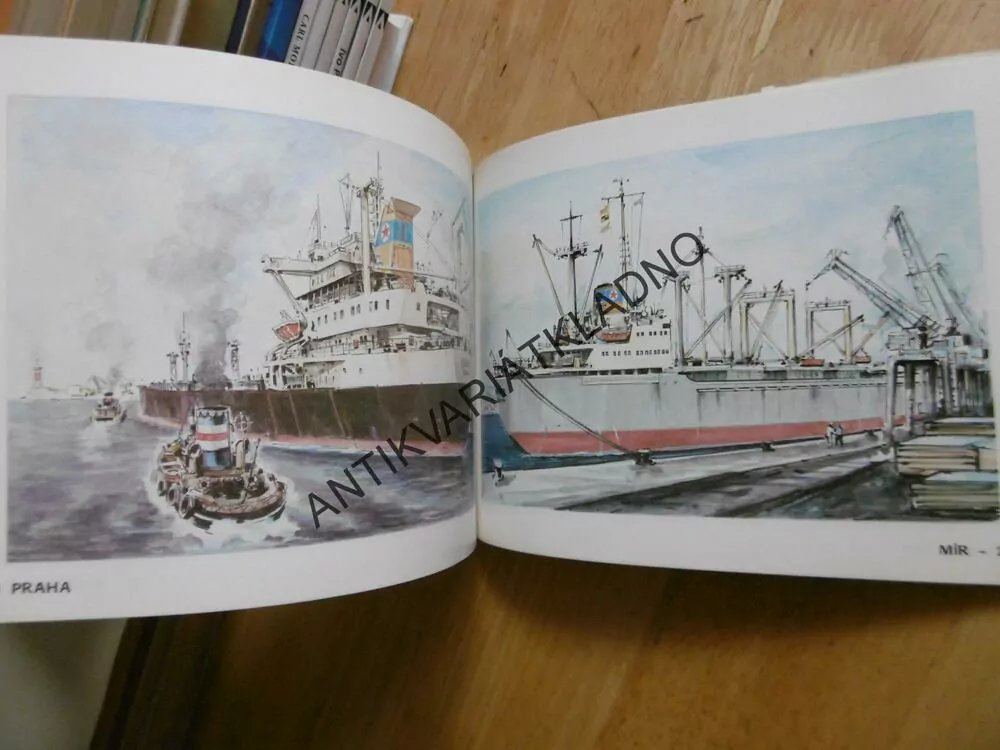 ATLAS LODÍ, ČESKOSLOVENSKÉ NÁMOŘNÍ LOĎSTVO, PACOVSKÝ, PODLENA, NADAS, **an