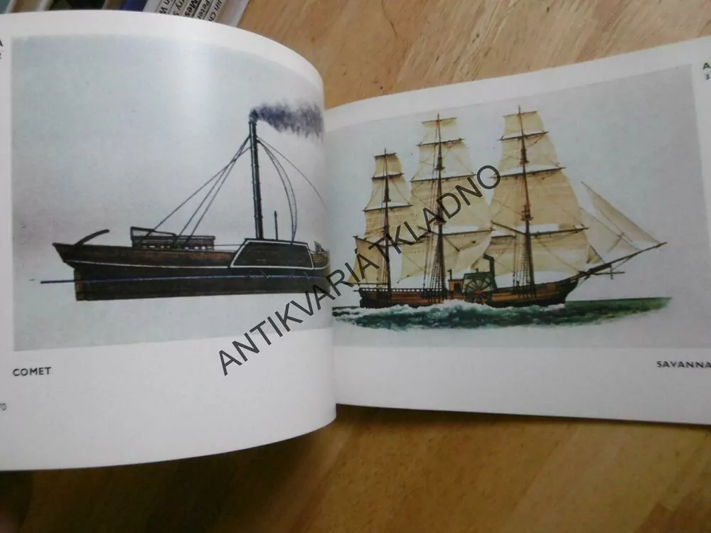 ATLAS LODÍ, PLACHETNÍ PARNÍKY, ŠKŇOUŘIL, RŮŽIČKA, NADAS