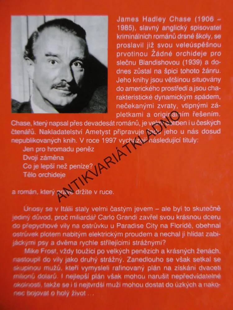 ŽIVÝ NEODEJDEŠ, JAMES HADLEY CHASE