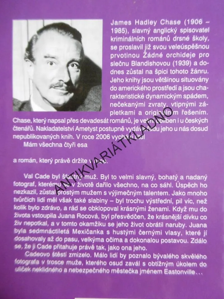 LÁSKA MŮŽE BÝT OSUDNÁ, JAMES HADLEY CHASE