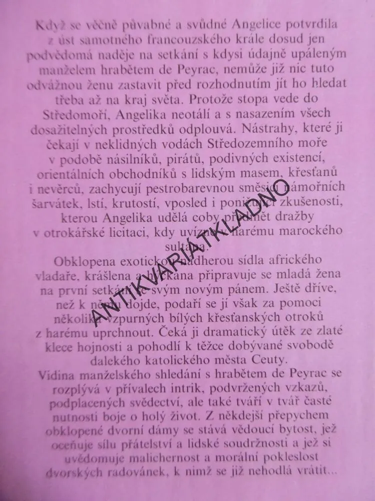 NEZKROTNÁ ANGELIKA, ANNE A SERGE GOLON, **an