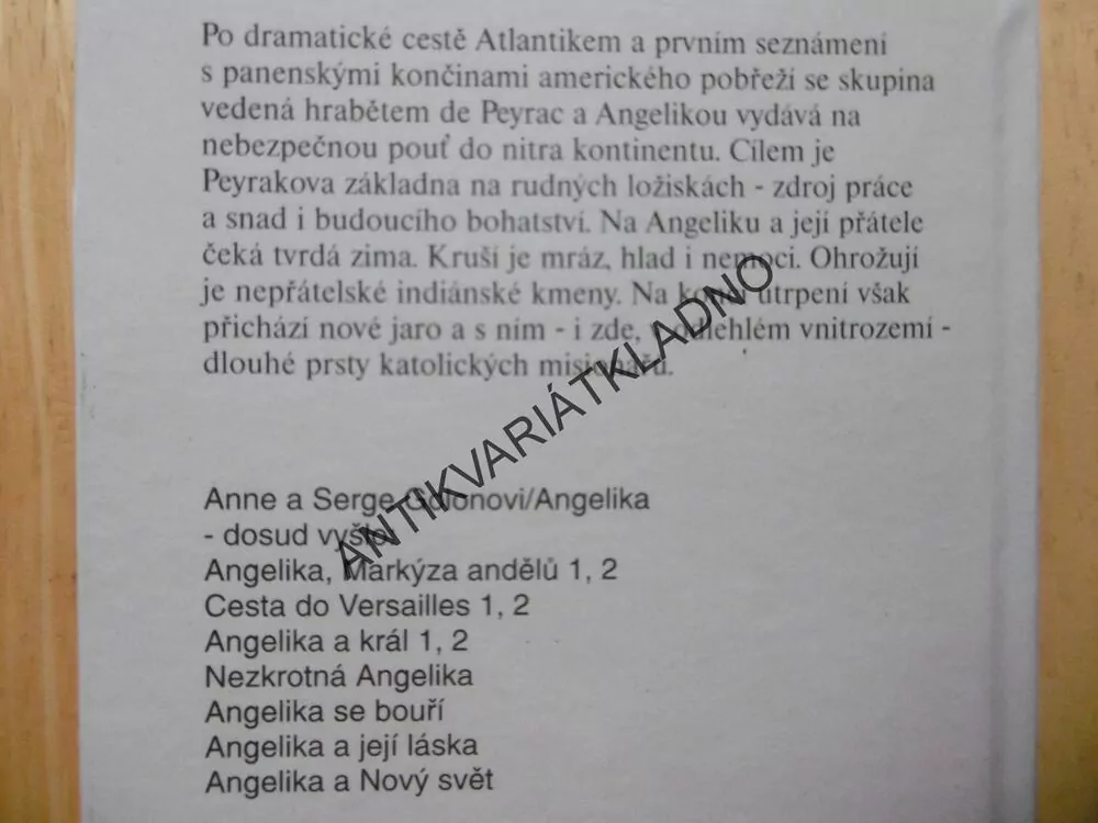 ANGELIKA A NOVÝ SVĚT, ANNE A SERGE GOLON, **an