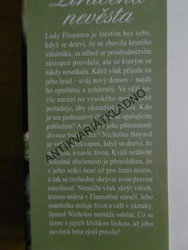 ZTRACENÁ NEVĚSTA, LINDA NEEDHAM