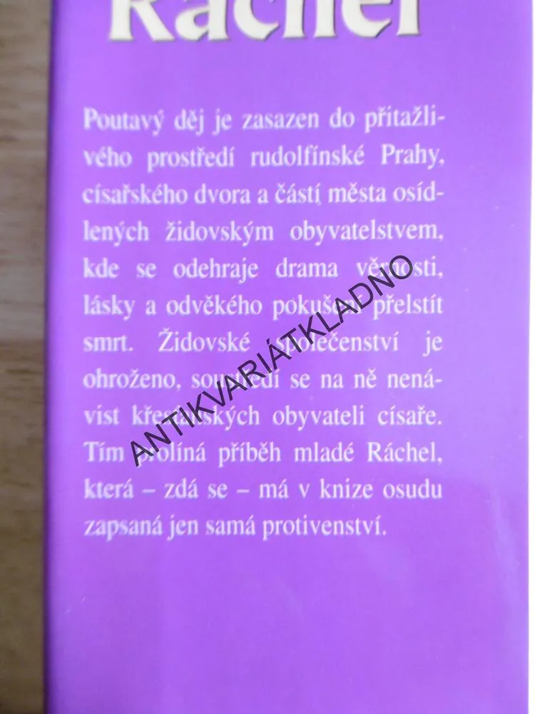 ŽIDOVKA RÁCHEL, FRANCES SHERWOODOVÁ, **an
