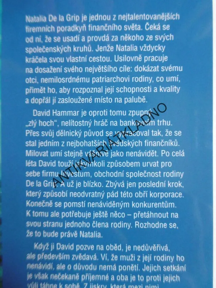 NEPŘÁTELÉ A MILENCI, SIMONA AHRNSTEDTOVÁ