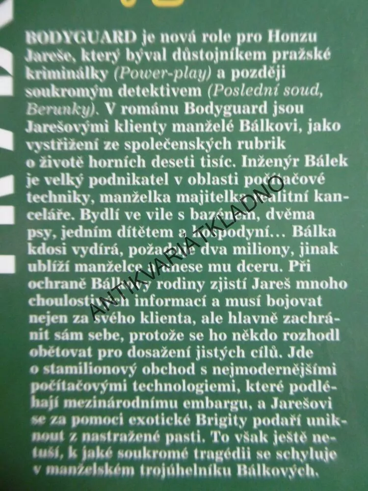 BODYGUARD, PAVEL FRÝBORT, **an
