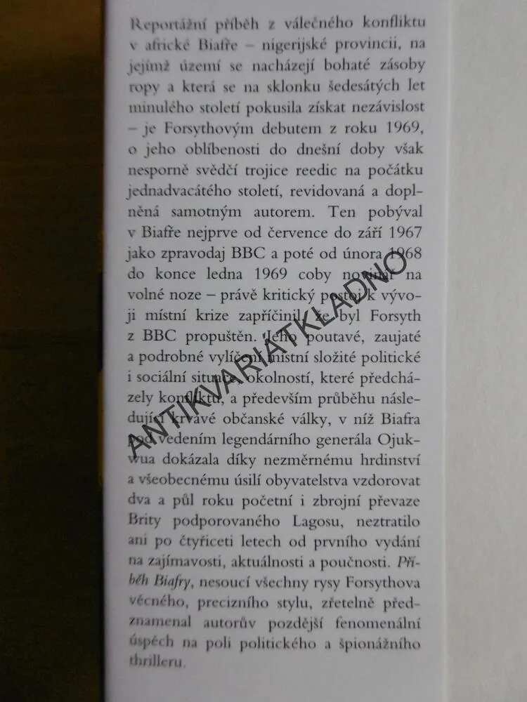 PŘÍBĚH BIAFRY, FREDERICK FORSYTH, **an