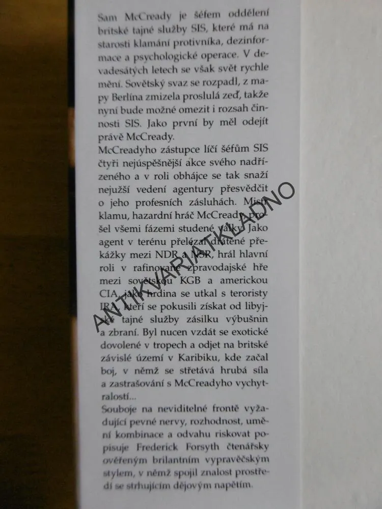 MISTR KLAMU, FREDERICK FORSYTH, **an