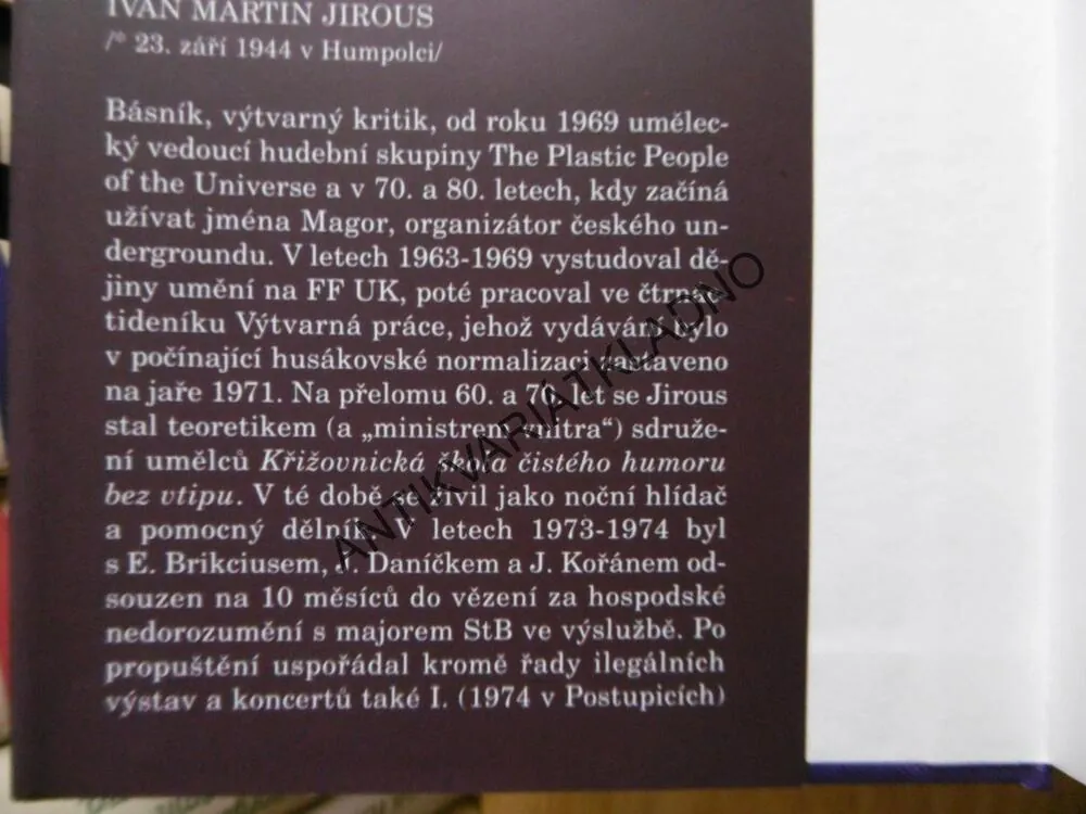 MAGOROVA SUMMA, IVAN M. JIROUS - AUTOGRAM