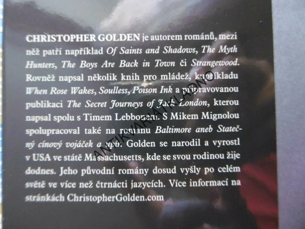 BALTIMORE, TAJEMNÝ POUTNÍK A DALŠÍ PŘÍBĚHY, MIGNOLA, GOLDEN,
