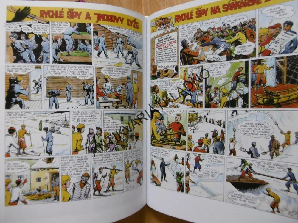 RYCHLÉ ŠÍPY, JAROSLAV FOGLAR, FISCHER, JUNEK, ČERMÁK, KOMIKS