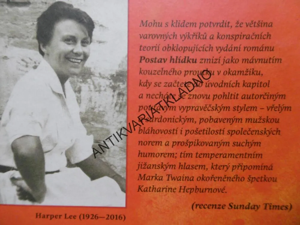 POSTAV HLÍDKU, HARPER LEE
