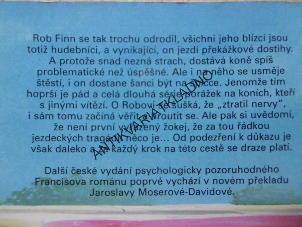 NERVY, DICK FRANCIS, **an