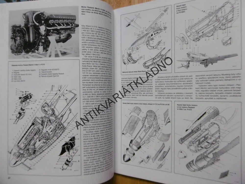MONOGRAFIE 4., NORTH AMERICAN P-51 MUSTANG, P-82 TWIN MUSTANG