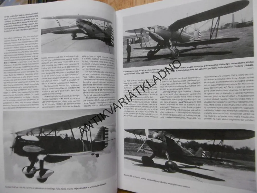 MONOGRAFIE 1., CURTISS P-36 HAWK