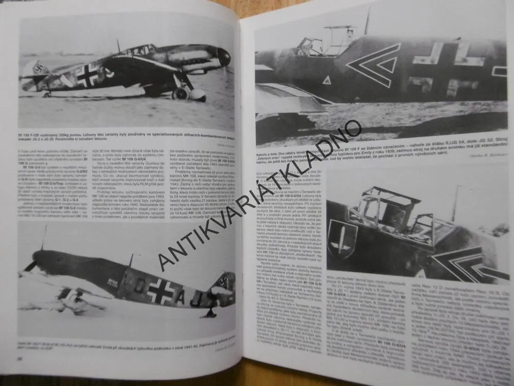 MONOGRAFIE 2., MESSERSCHMITT BF 109
