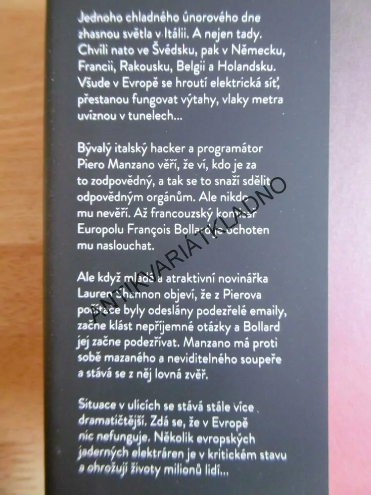 BLACKOUT, ZÍTRA BUDE POZDĚ, MARC ELSBERG, **an