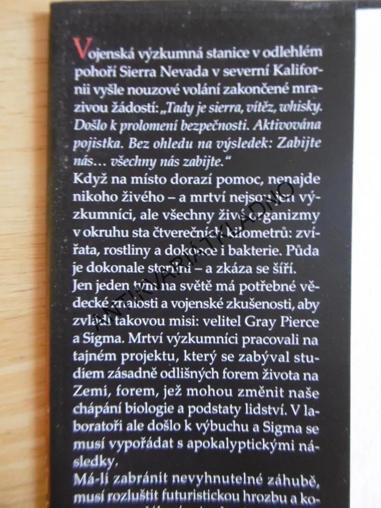 ŠESTÝ ZÁNIK, JAMES ROLLINS