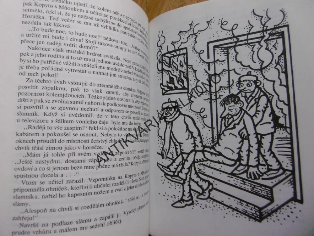 ŽÁCI KOPYTO A MŇOUK POSTRACH POSÁZAVÍ, ŠVANDRLÍK, NEPRAKTA, **an