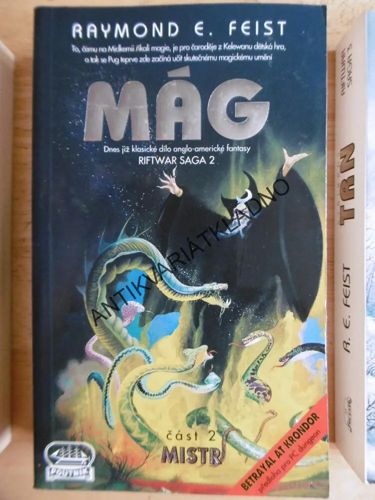 MÁG UČEDNÍK, MÁG MISTR, TRN, RAYMOND E. FEIST,