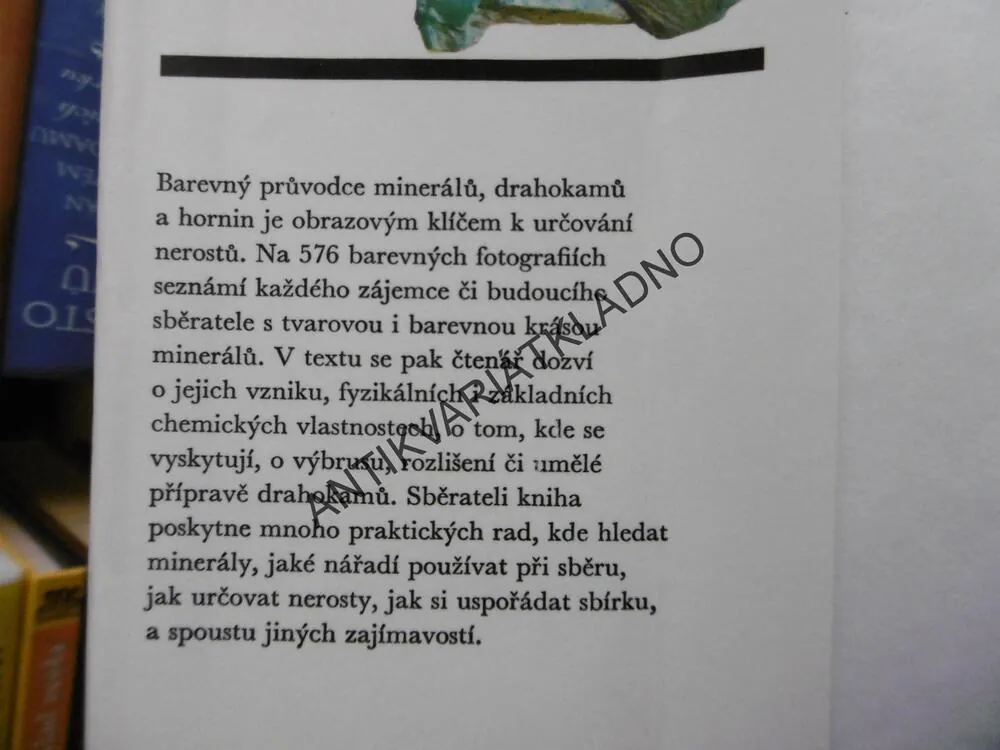 MINERÁLY, MINERALOGIE, BAUER, TVRZ