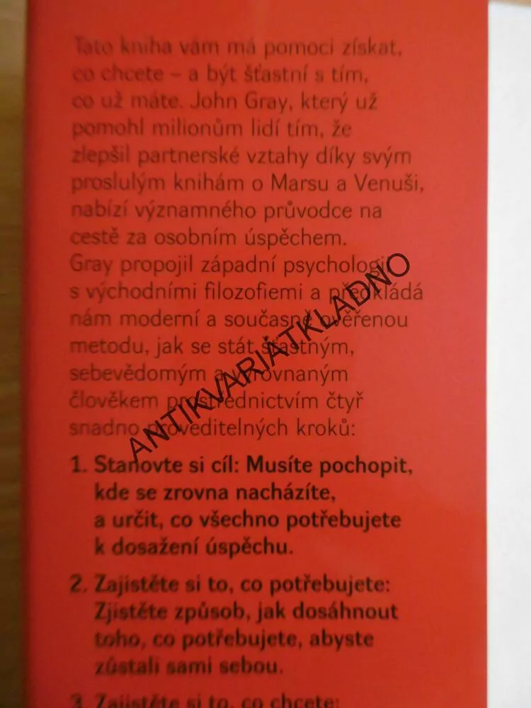 JAK MÍT CO CHCEME A CHTÍT CO UŽ MÁME, JOHN GRAY