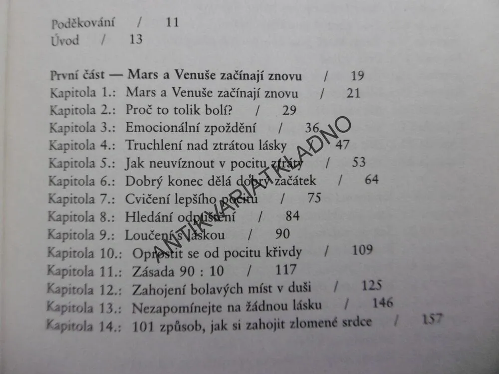 MARS A VENUŠE ZAČÍNAJÍ ZNOVU, JOHN GRAY,