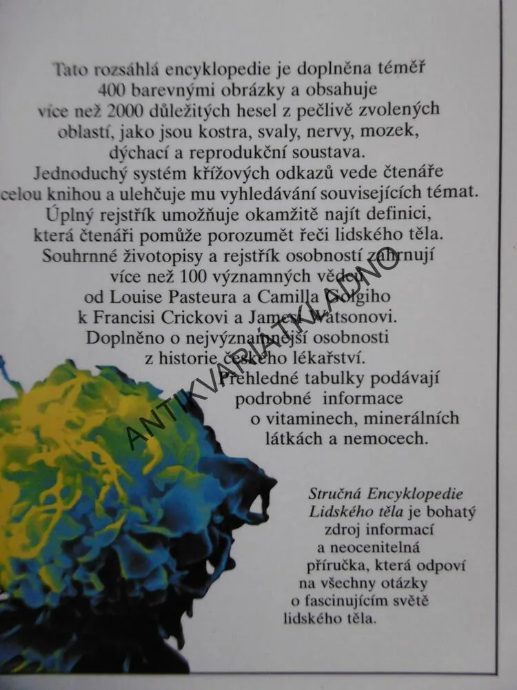 STRUČNÁ ENCYKLOPEDIE LIDSKÉHO TĚLA, BURNIE, , **an