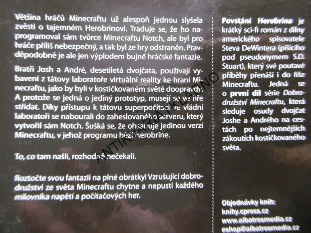 DOBRODRUŽSTVÍ MINECRAFTU, 1-4, S.D. STUART **an