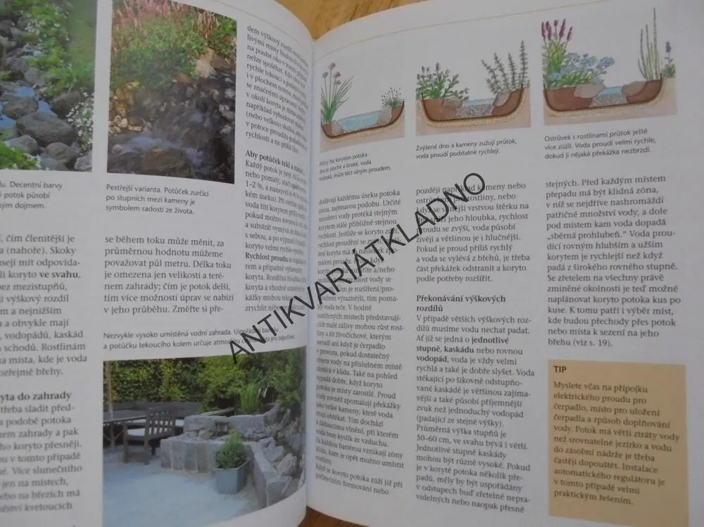 VODOPÁDY, JEZÍRKA, POTŮČKY, ZAHRADA, HOBBY