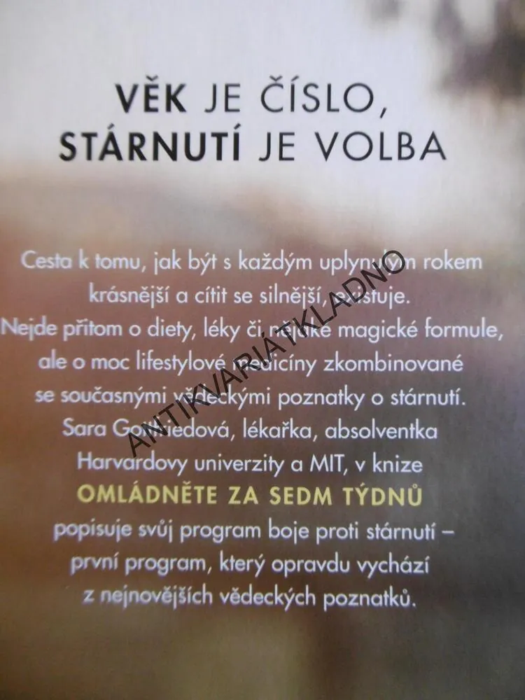 OMLÁDNĚTE ZA SEDM TÝDNŮ, SARA GOTTFRIEDOVÁ