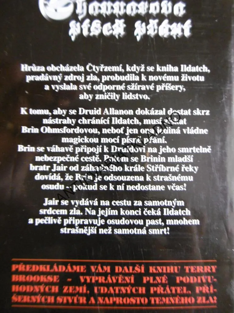 SHANNAROVA PÍSEŇ PŘÁNÍ, TERRY BROOKS, **an