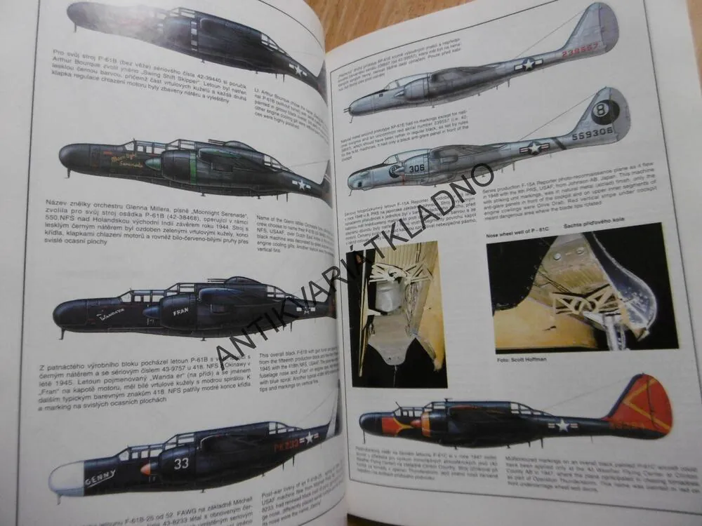 NORTHROP P-61 BLACK WIDOW, LETADLO,