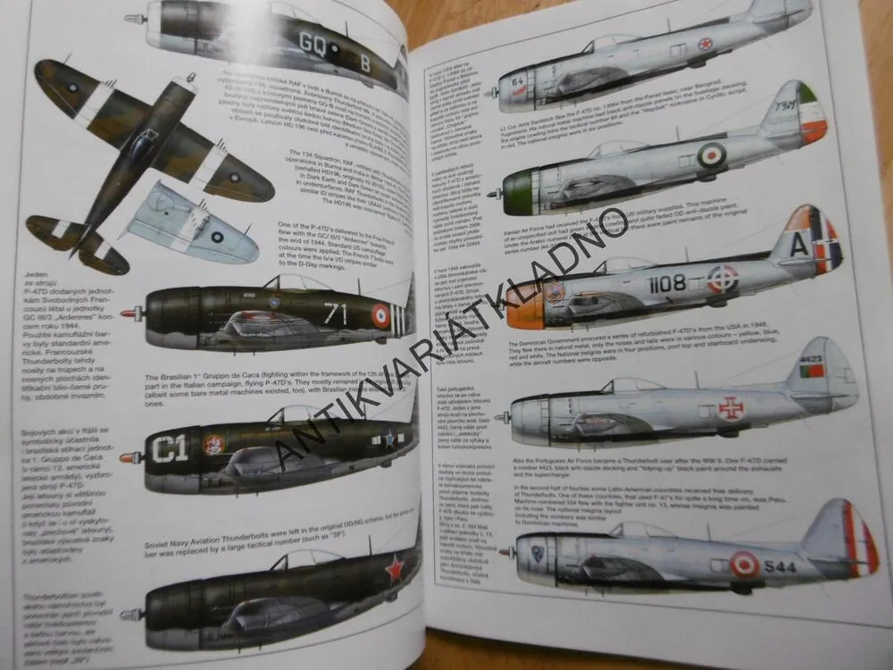 REPUBLIC P-47 THUNDERBOLT, LETADLO,