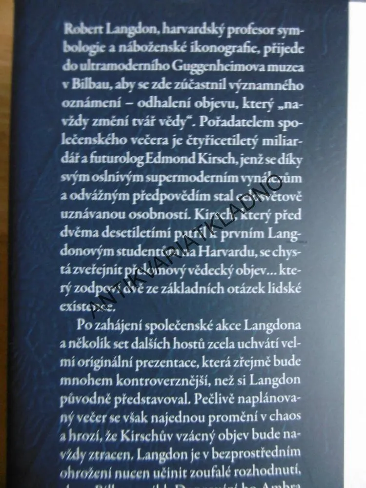 POČÁTEK, DAN BROWN,