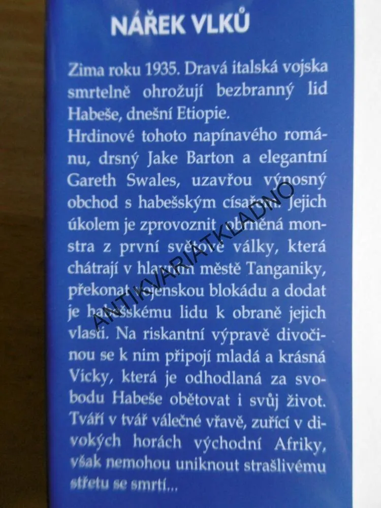 NÁŘEK VLKŮ, WILBUR SMITH