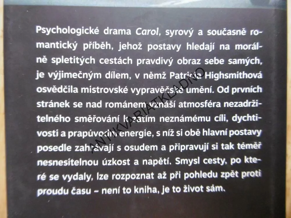 CAROL, PATRICIA HIGHSMITH