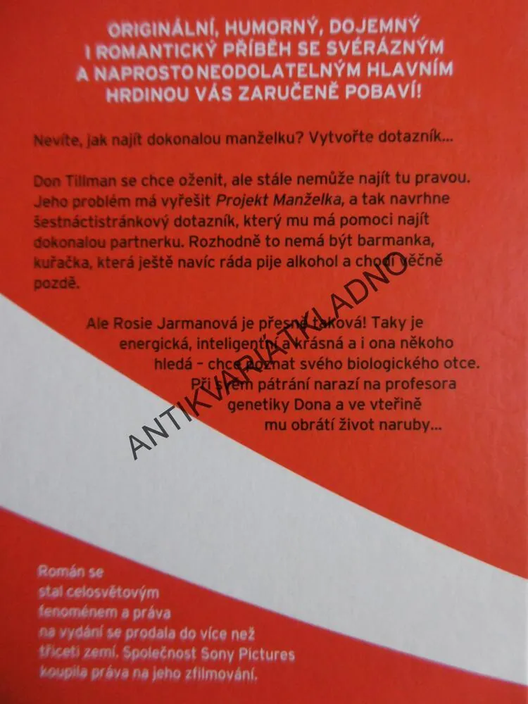 PROJEKT MANŽELKA, GRAEME SIMSION, **an