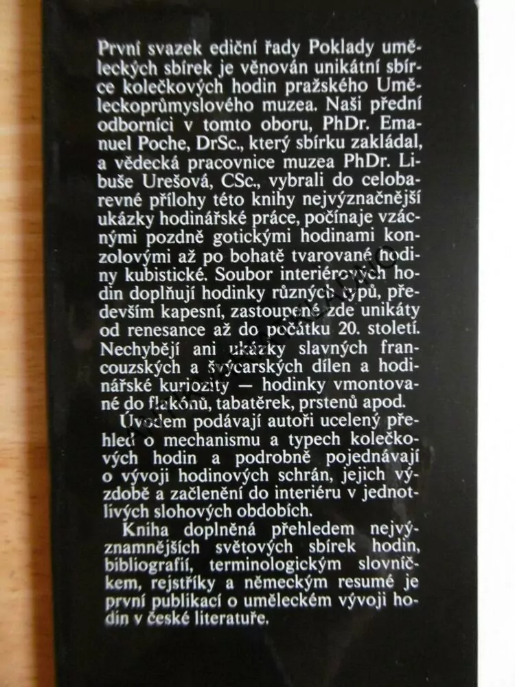 HODINY A HODINKY, EMANUEL POCHE, **an
