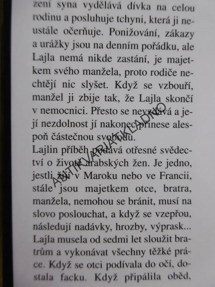 PROVDANÁ PROTI SVÉ VŮLI, LAJLA, **an