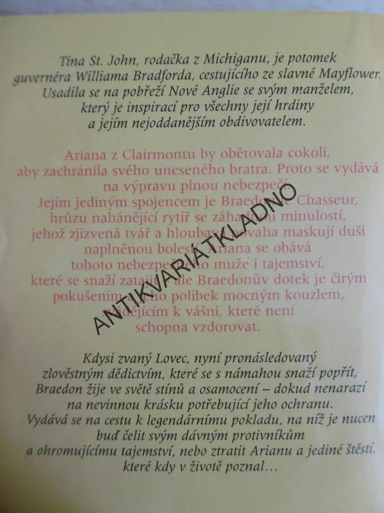 SRDCE LOVCE, TINA ST. JOHN, **an