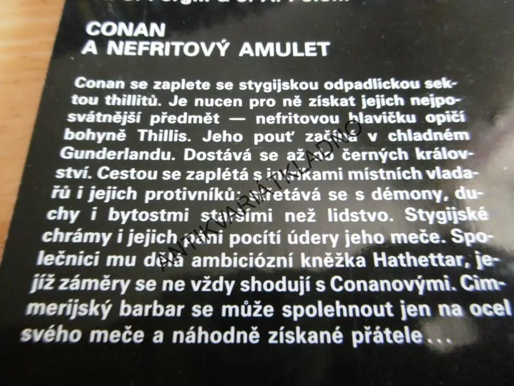 CONAN A NEFRITOVÝ AMULET, PERGILL, POLONI