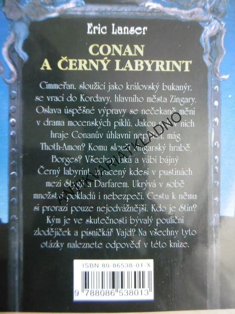 CONAN A ČERNÝ LABYRINT, ERIC LANSER, **an
